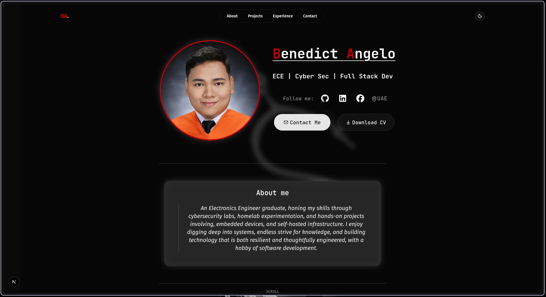 Personal React Website